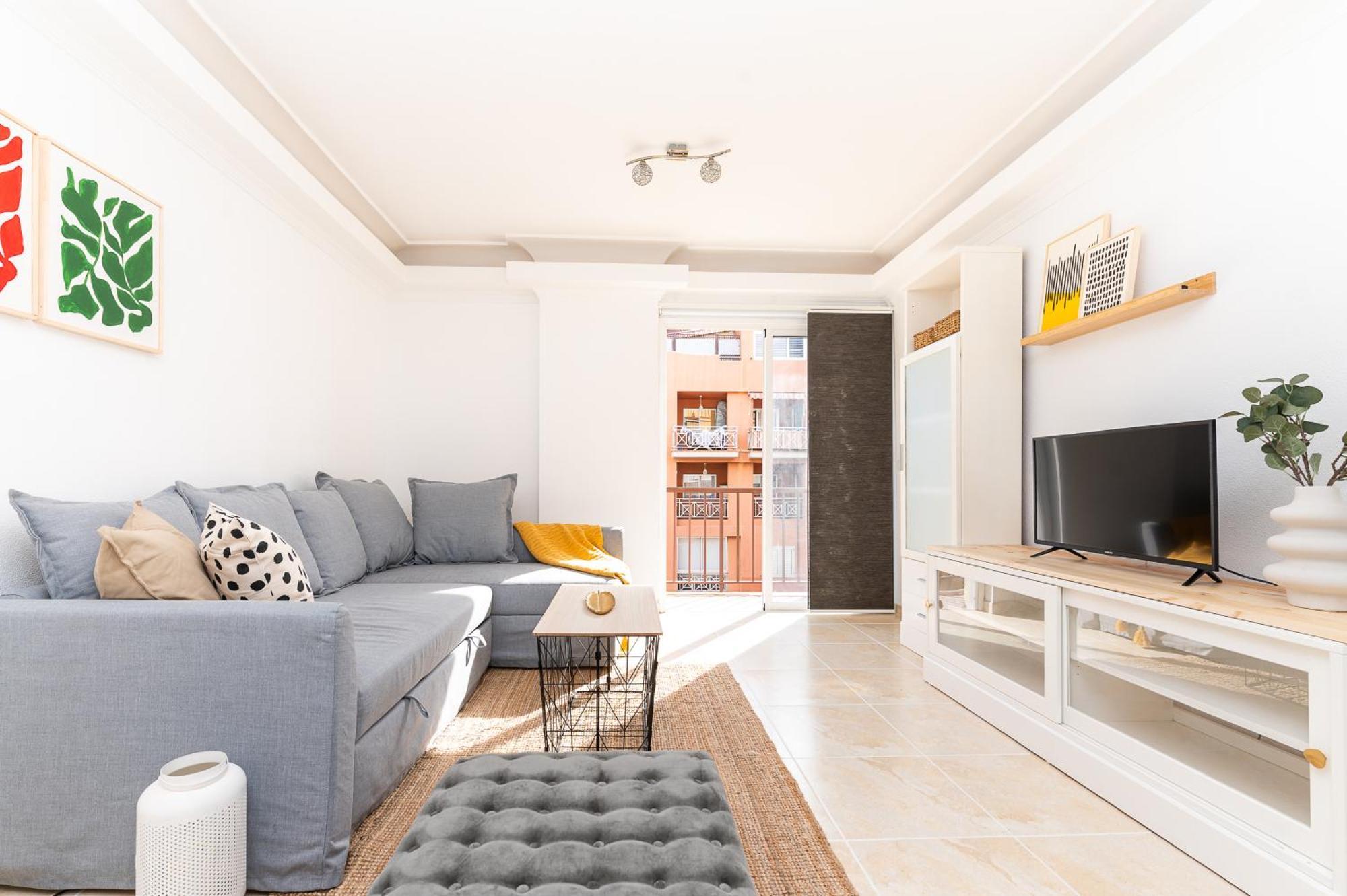Apartamento Coqueto Con Terraza Junto A 坎德拉里亚 外观 照片