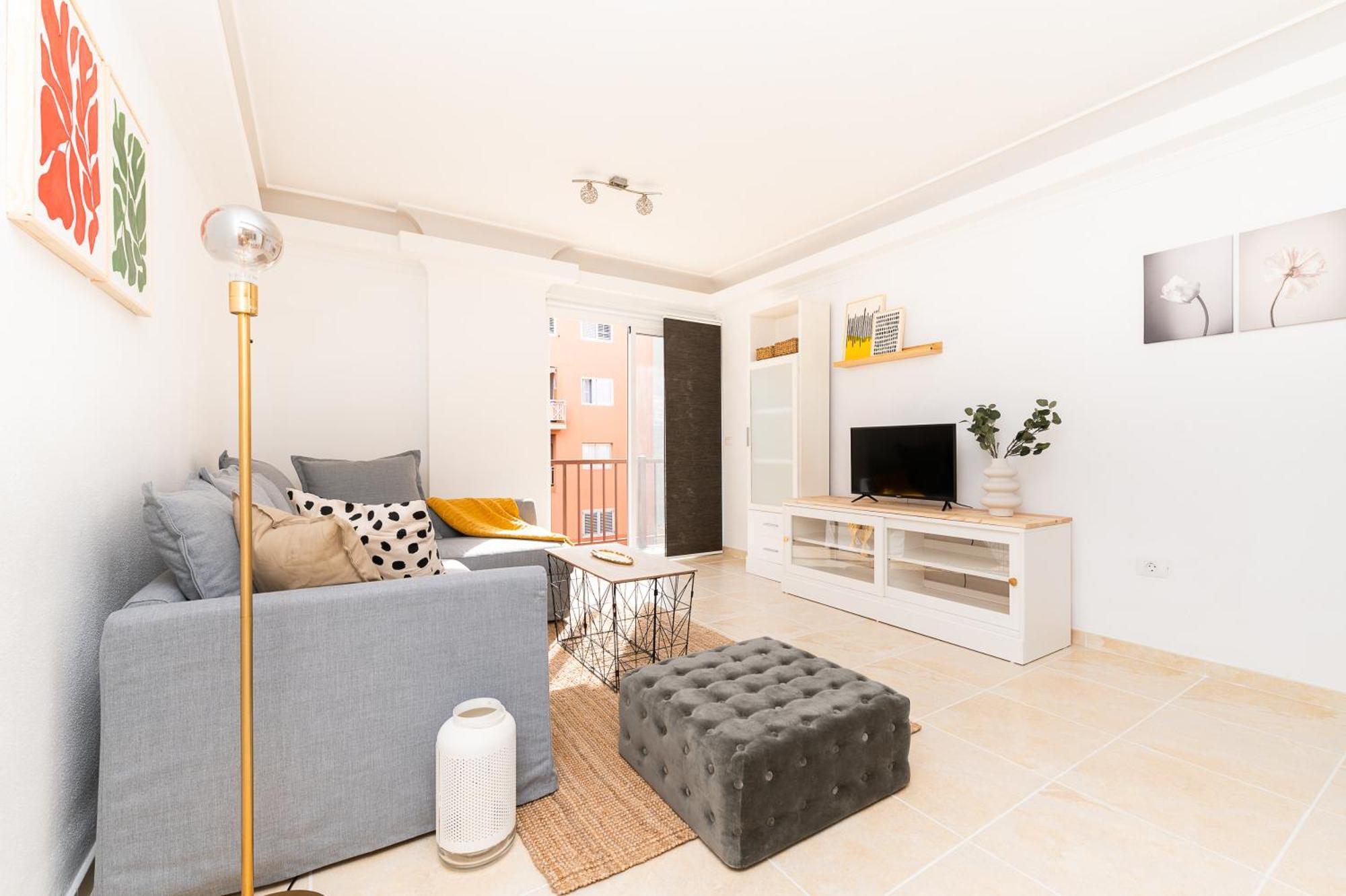Apartamento Coqueto Con Terraza Junto A 坎德拉里亚 外观 照片