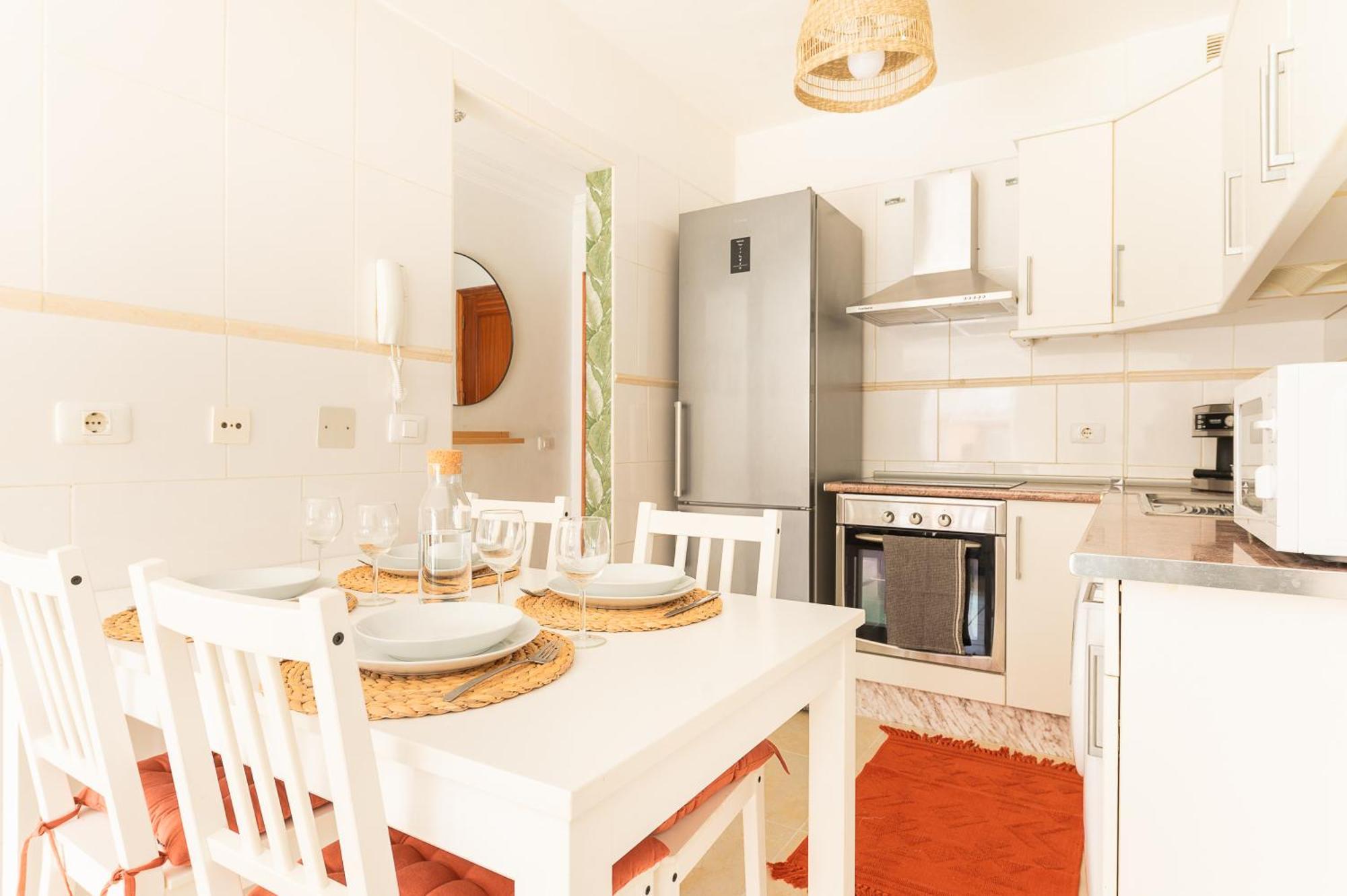 Apartamento Coqueto Con Terraza Junto A 坎德拉里亚 外观 照片